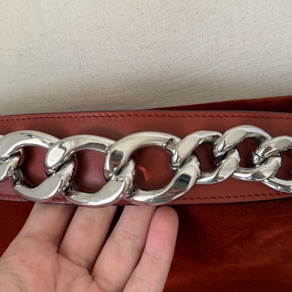 JIMMY CHOO rusty brown suede CALLIE LARGE Hobo Shoulder Bag - Picture 5 of 14